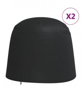 vidaXL Double Egg Chair Covers 2 pcs Ø 230x200 cm 420D Oxford Fabric