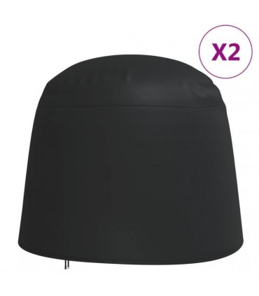 vidaXL Double Egg Chair Covers 2 pcs Ø 230x200 cm 420D Oxford Fabric