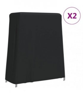 vidaXL Ping Pong Table Covers 2 pcs 165x70x185 cm 420D Oxford Fabric