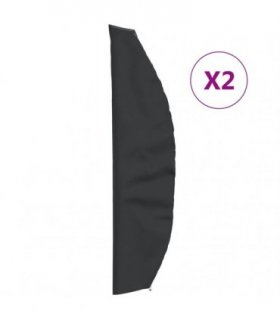 vidaXL Garden Umbrella Covers 2 pcs 280x30/81/45 cm 420D Oxford Fabric
