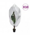vidaXL Plant Fleece Covers with Zip 10 pcs 70 g/m² 2,36x2 m