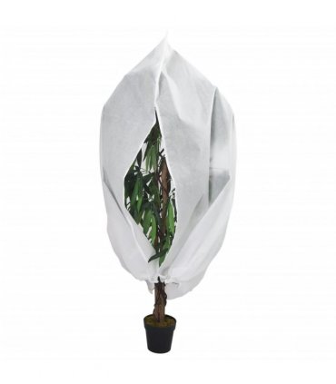 vidaXL Plant Fleece Covers with Zip 10 pcs 70 g/m² 3,93x3,5 m