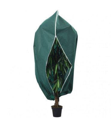 vidaXL Plant Fleece Covers with Zip 10 pcs 70 g/m² 3,93x3 m
