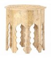 vidaXL Side Table Ø48 cm Solid Mango Wood