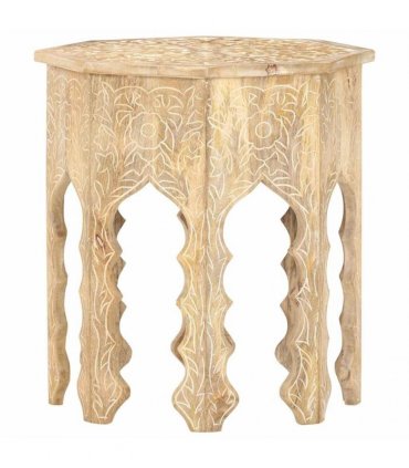 vidaXL Side Table Ø48 cm Solid Mango Wood