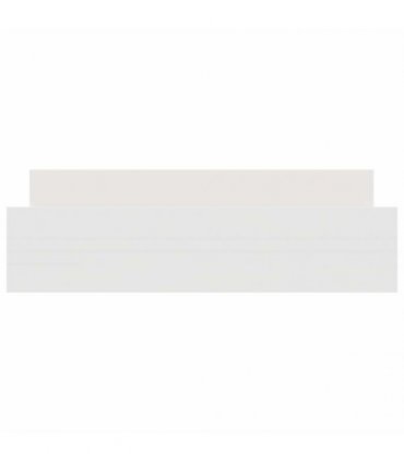 vidaXL Bed Frame without Mattress White 200x200 cm