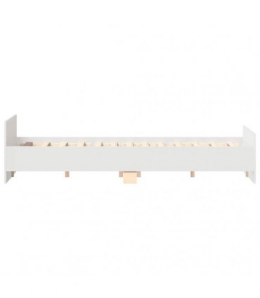 vidaXL Bed Frame without Mattress White 200x200 cm