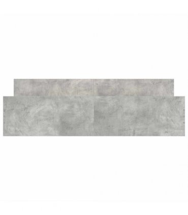 vidaXL Bed Frame without Mattress Concrete Grey 200x200 cm