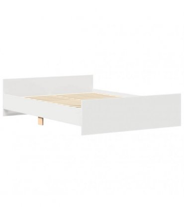 vidaXL Bed Frame without Mattress White 120x200 cm