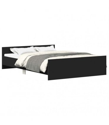 vidaXL Bed Frame without Mattress Black 120x200 cm