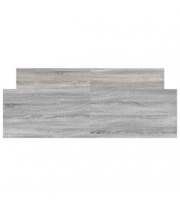 vidaXL Bed Frame without Mattress Grey Sonoma 120x200 cm