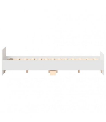 vidaXL Bed Frame without Mattress White 140x200 cm