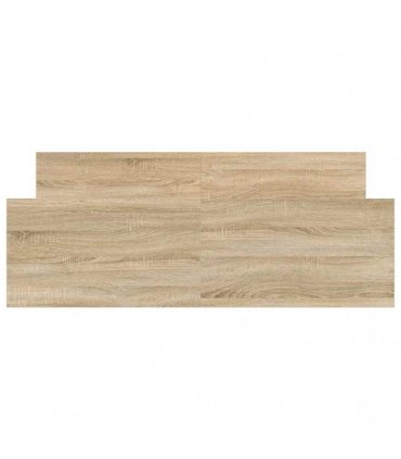 vidaXL Bed Frame without Mattress Sonoma Oak 140x200 cm