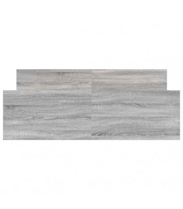 vidaXL Bed Frame without Mattress Grey Sonoma 140x200 cm