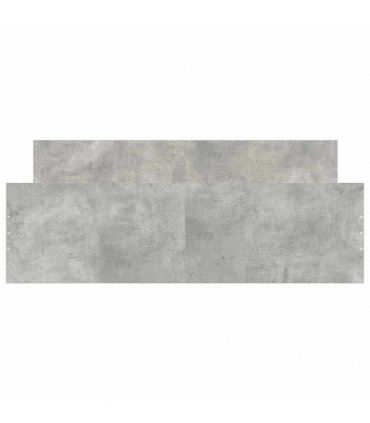 vidaXL Bed Frame without Mattress Concrete Grey 150x200 cm