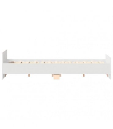 vidaXL Bed Frame without Mattress White 160x200 cm