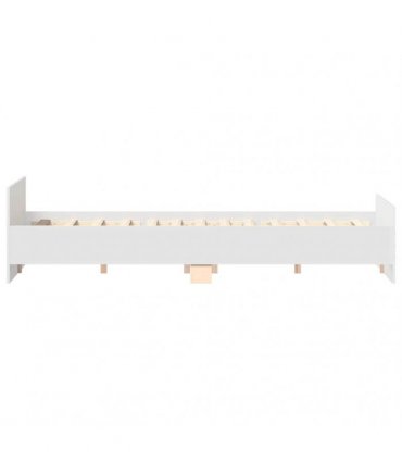 vidaXL Bed Frame without Mattress White 180x200 cm
