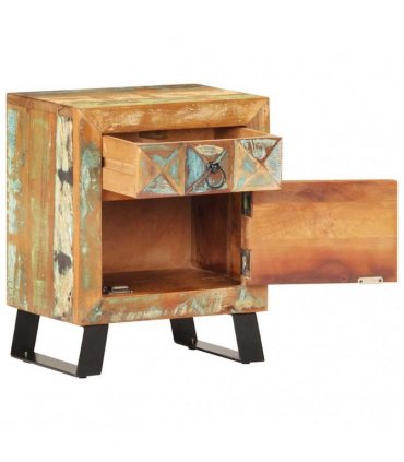 vidaXL Bedside Cabinet 40x30x50 cm Solid Reclaimed Wood