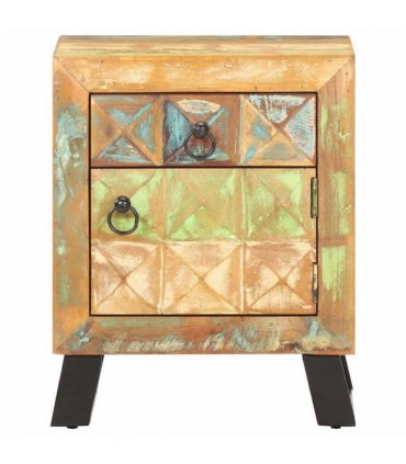 vidaXL Bedside Cabinet 40x30x50 cm Solid Reclaimed Wood