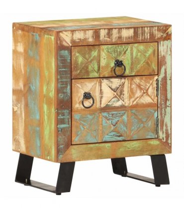 vidaXL Bedside Cabinet 40x30x50 cm Solid Reclaimed Wood