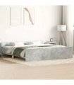 vidaXL Bed Frame without Mattress Concrete Grey 180x200 cm