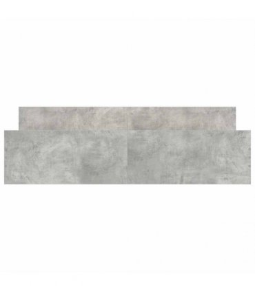 vidaXL Bed Frame without Mattress Concrete Grey 180x200 cm