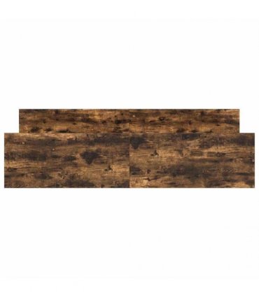 vidaXL Bed Frame without Mattress Smoked Oak 180x200 cm