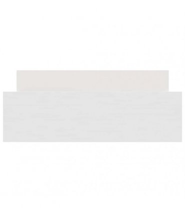 vidaXL Bed Frame without Mattress White 135x190 cm