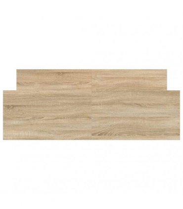 vidaXL Bed Frame without Mattress Sonoma Oak 135x190 cm