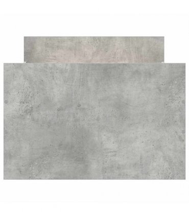 vidaXL Bed Frame without Mattress Concrete Grey 90x190 cm