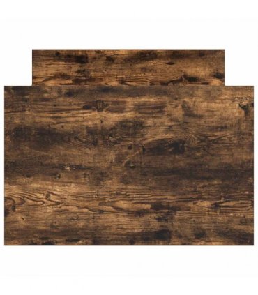 vidaXL Bed Frame without Mattress Smoked Oak 90x190 cm