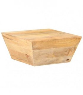 vidaXL Coffee Table V-shape 66x66x30 cm Solid Mango Wood