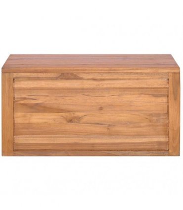 vidaXL Wall-mounted Bathroom Cabinet 60x45x30 cm Solid Teak Wood