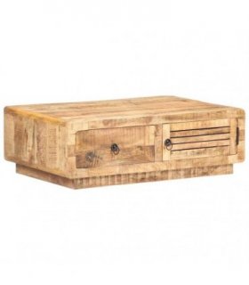 vidaXL Coffee Table 90x60x29 cm Rough Mango Wood