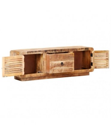 vidaXL TV Cabinet 120x30x40 cm Rough Mango Wood