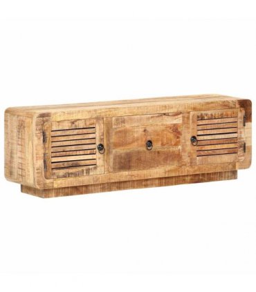 vidaXL TV Cabinet 120x30x40 cm Rough Mango Wood