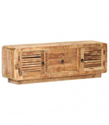 vidaXL TV Cabinet 120x30x40 cm Rough Mango Wood