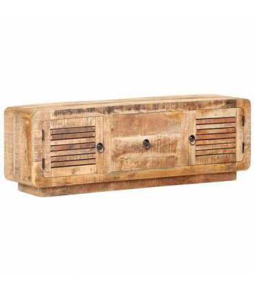 vidaXL TV Cabinet 120x30x40 cm Rough Mango Wood