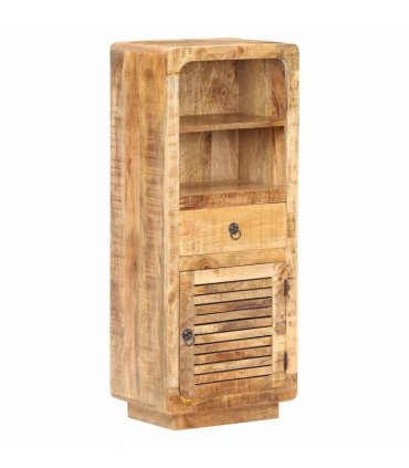 vidaXL Highboard 45x32x110 cm Rough Mango Wood