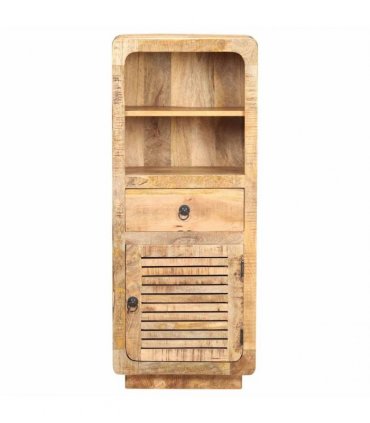 vidaXL Highboard 45x32x110 cm Rough Mango Wood