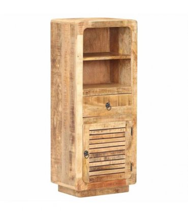 vidaXL Highboard 45x32x110 cm Rough Mango Wood