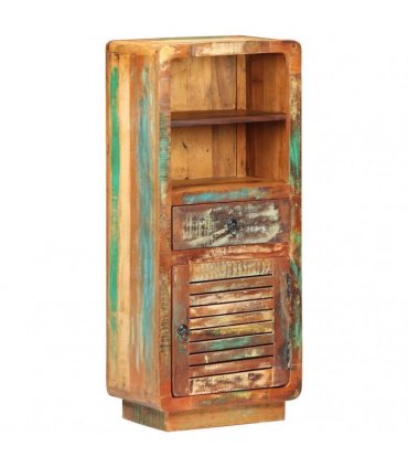 vidaXL Highboard 45x32x110 cm Solid Reclaimed Wood