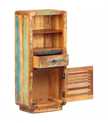vidaXL Highboard 45x32x110 cm Solid Reclaimed Wood