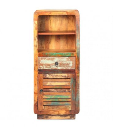 vidaXL Highboard 45x32x110 cm Solid Reclaimed Wood