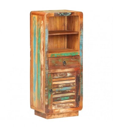 vidaXL Highboard 45x32x110 cm Solid Reclaimed Wood