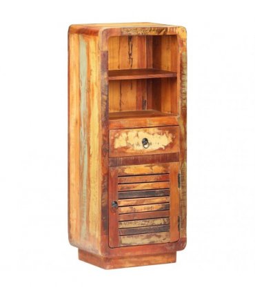 vidaXL Highboard 45x32x110 cm Solid Reclaimed Wood