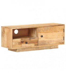 vidaXL TV Cabinet 90x30x35 cm Solid Mango Wood