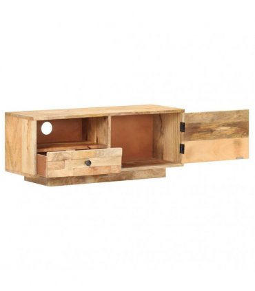 vidaXL TV Cabinet 90x30x35 cm Solid Mango Wood