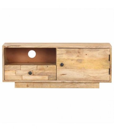 vidaXL TV Cabinet 90x30x35 cm Solid Mango Wood