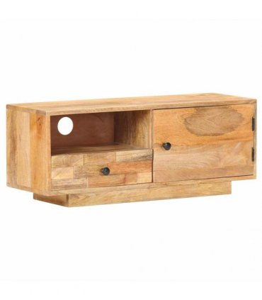 vidaXL TV Cabinet 90x30x35 cm Solid Mango Wood